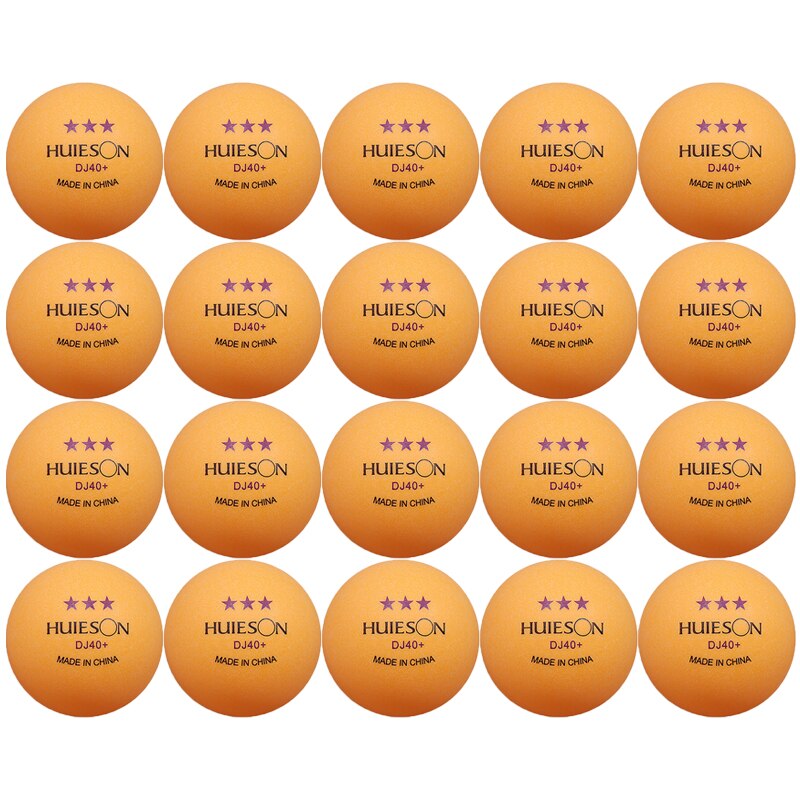 10/20/30/50 Uds. Pelotas de ping pong de 3 estrellas DJ40mm 2,8g pelotas de tenis de mesa blanco naranja amateur pelotas avanzadas para competición de entrenamiento diario