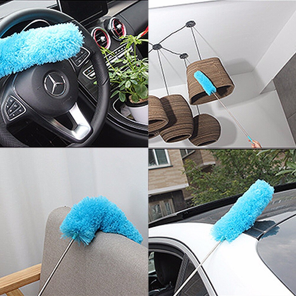 Duster Dust Cleaner Adjustable Stretch Extend Microfiber Feather Duster Furniture Dust Brush Household Cleaning Tools Static