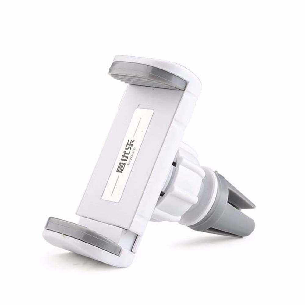 Universal Car Air Outlet Mobiele Telefoon Houder 360-Graden Verstelbare Zuignap Flexibele Mobiele Telefoon Houder: White