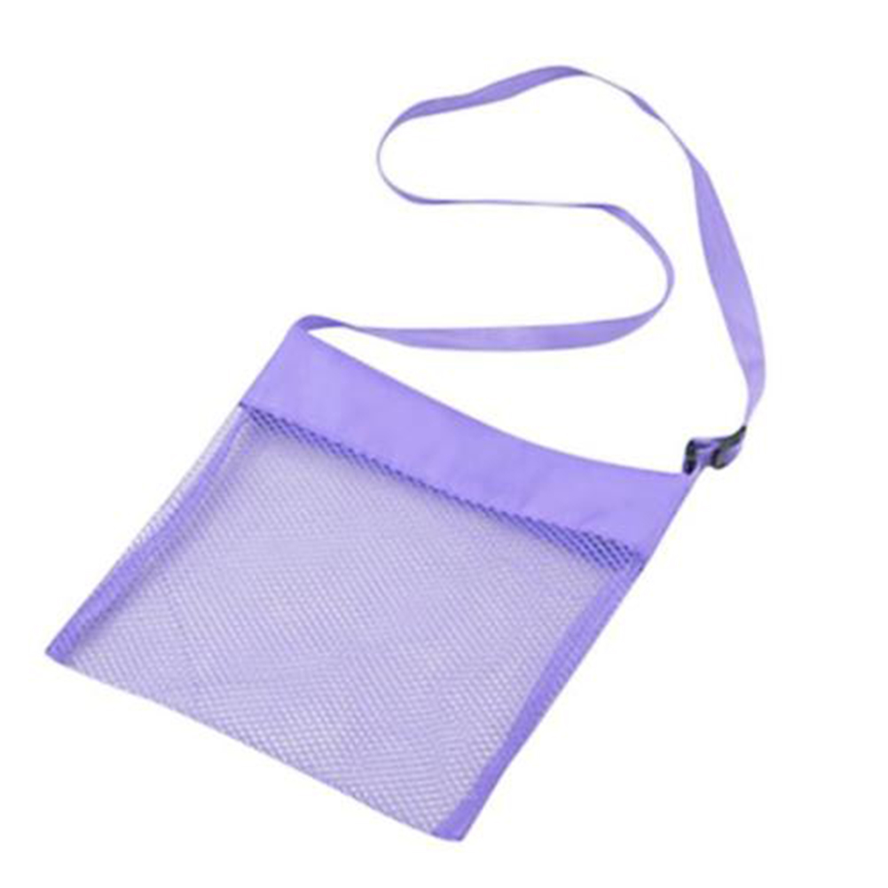 Lichtgewicht Mesh Tas Grote Capaciteit Vrouwen Messerger Zakken Speelgoed Tool Storage Collection Pouch Tote Mom Kids Baby Beach Bag