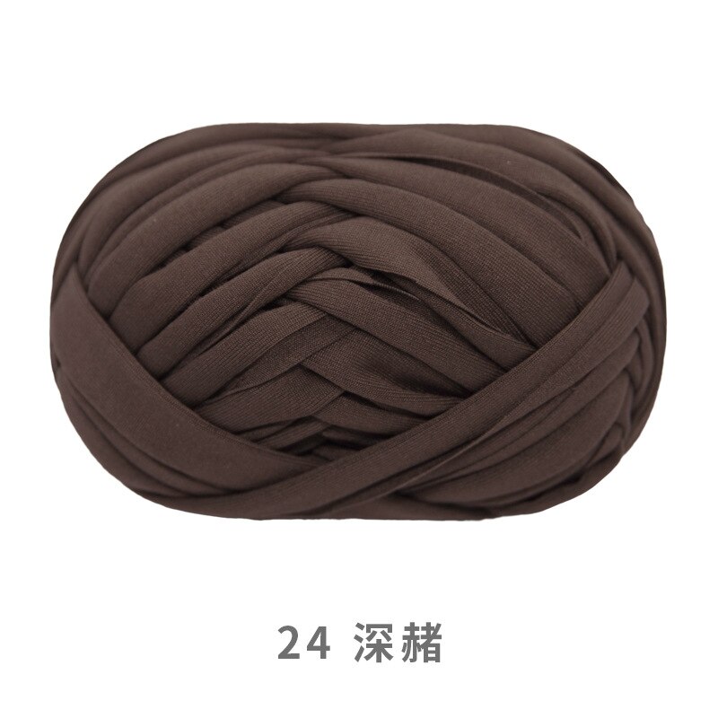 Neemoy100g/ball Colorful Cloth Strip Yarn Hand Knitting Crochet Thread for DIY Handmade Cushion Carpet Line Coarse Yarn: 24