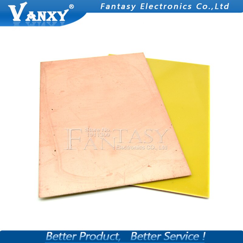 1 st  fr4 pcb 10 x 15cm 10*15 enkelsidig kopparklädd platta diy pcb kit laminat kretskort