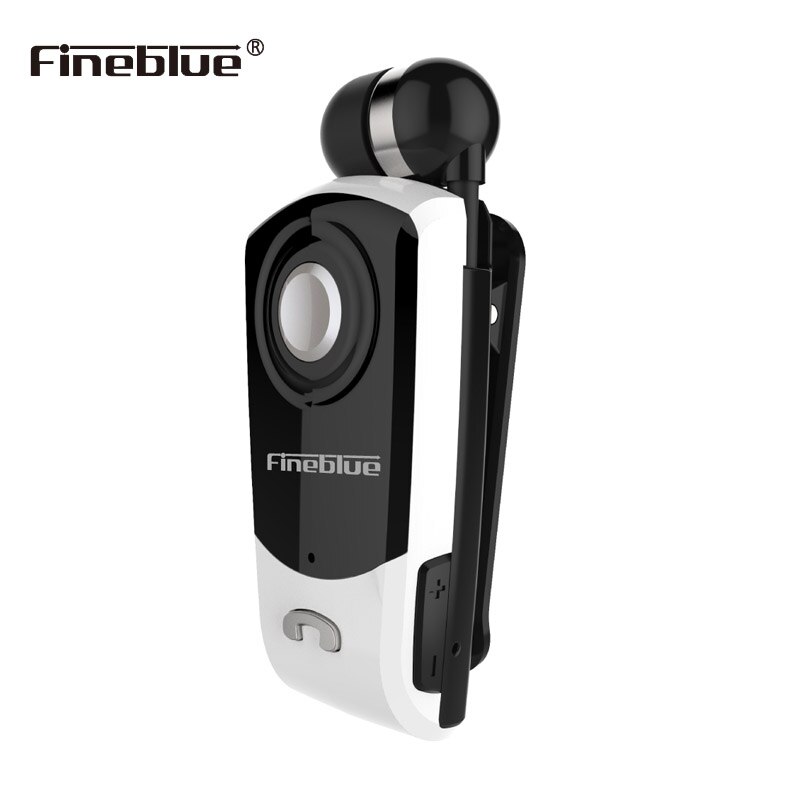 FineBlue F960 Mini Bluetooth Earbuds - Wireless Noise Cancelling Headset with Vibration for Mobile Calls: F960-W-NOBOX