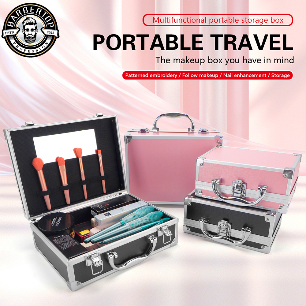 Barbertop Barber Tool Salon Hairdressing Accessories Case Carrying Highcapacity Travel Box Styling Tools