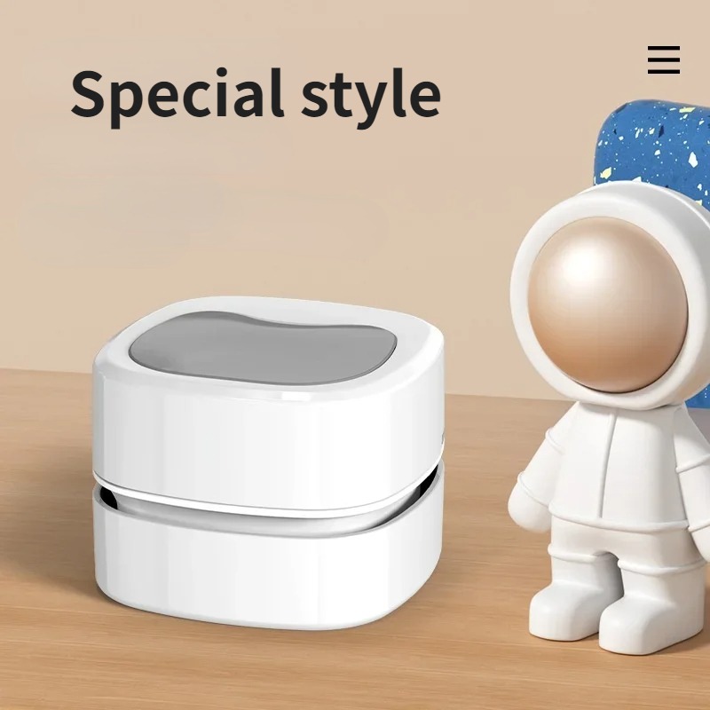Aspirapolvere da tavolo mini aspirapolvere portatile senza fili Gomma per tastiera Aspirapolvere elettrico per cenere Transfrontaliero