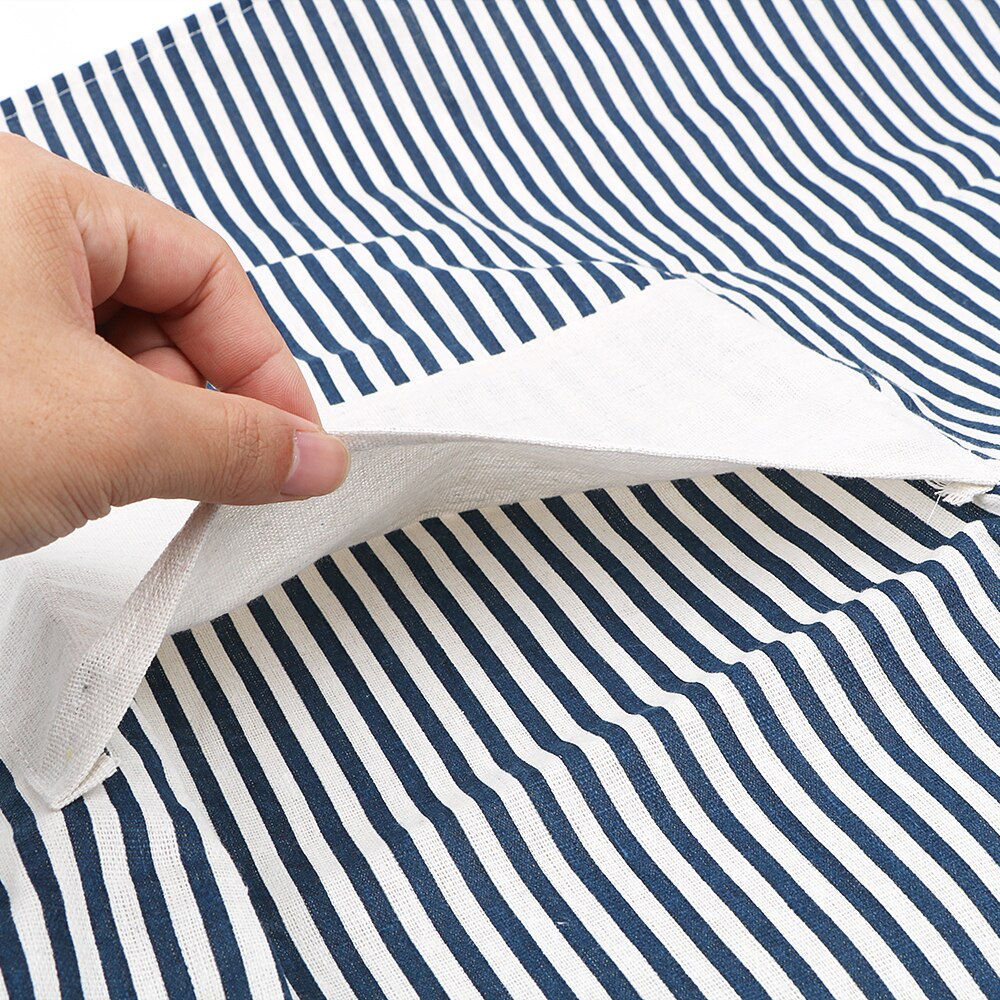HOOMIN Kitchen Striped Adjustable Apron Cotton Cloth Pinafore Aprons Household Cleaning Tools For Home Restaurant Cooking