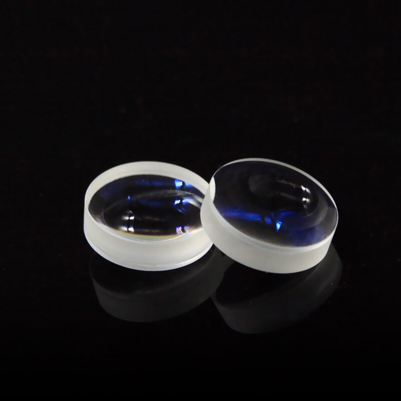 Glued Lens H-K9L/F7 Achromatic Optical Glass Lenses 21.8mm Diameter ,80mm Focal Length Cemented Lens Coated 400-700nm