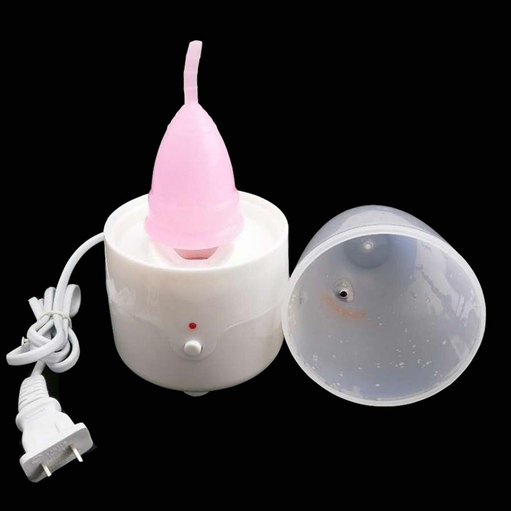 Menstrual Cup Steamer Sterilizer Cleaner,Menstrual Cup Cleaner for All Menstruation Cups, One Button Control