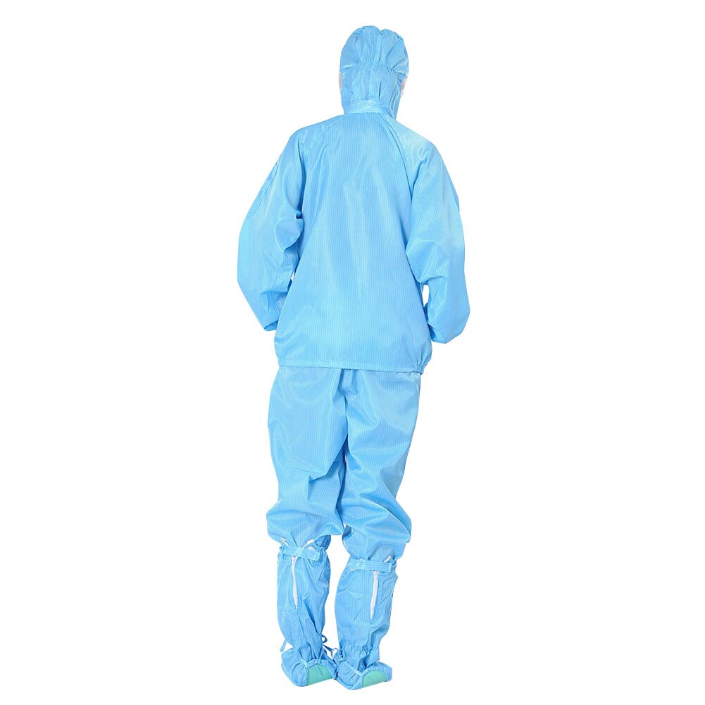 Disposable Protective Coverall Hooded Suit Waterproof Oil-Resistant Breathable Beekeeping Antistatic Chemical Work Clothing L