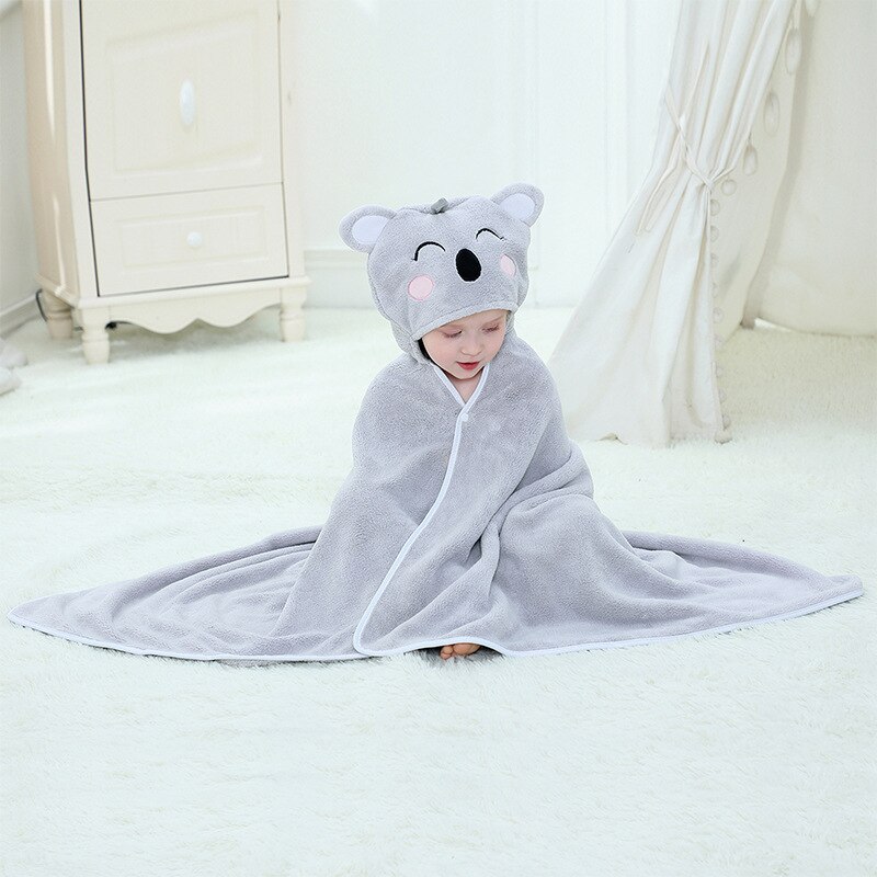 freundlicher Strand Handtuch Art Bademantel Baby Jungen Mädchen Einhorn/Koala/Ziege Ebene Mit Kapuze Schlecht Handtuch 70*120cm freundlicher Karikatur Decke