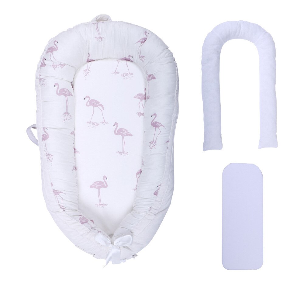 80*50cm Cotton Baby Bed Portable Removable and Washable Baby Cot American Bionic Bed of Uterus Baby Nest Baby Crib: BY-3060