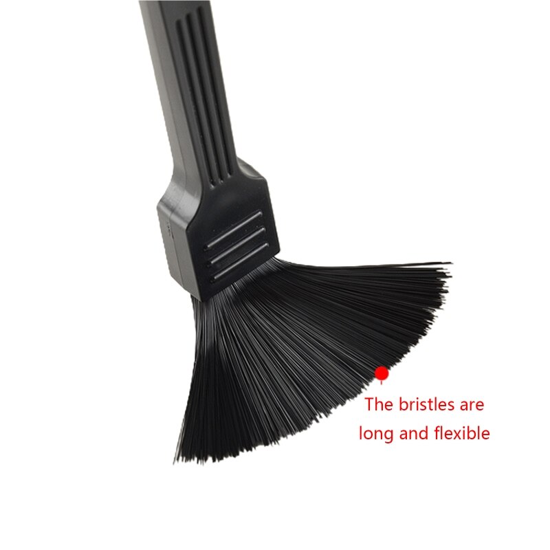 Espresso Grinder Brush Espresso Machine Cleaner for Bean Grain Coffee Tool Black 87HA