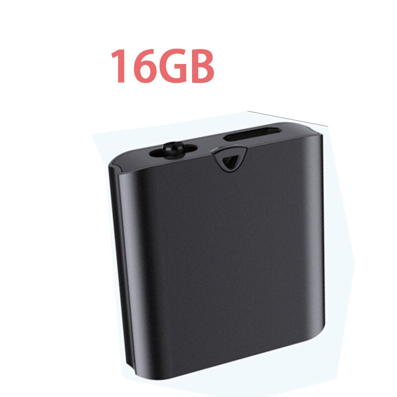 Q63 Audio Recorder Noise Reduction High-definition Mp3 Player Record Mini Intelligent Activation Digital Recording: Silver