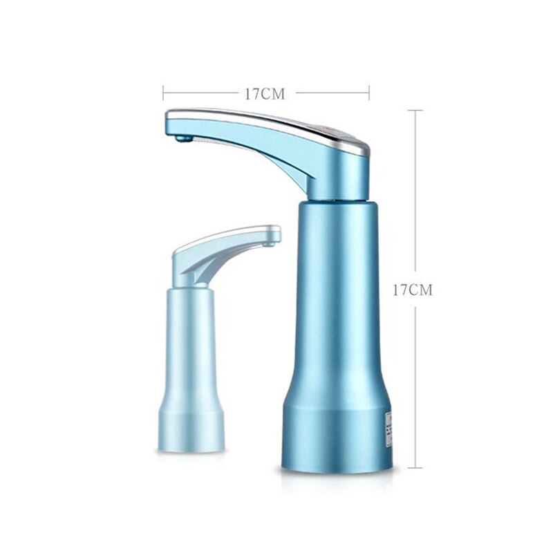 17 x 17cm trådløs elektrisk smart vandpumpe bærbar 180 graders rotation automatisk flaske drikkevandspumpe hjem: Default Title