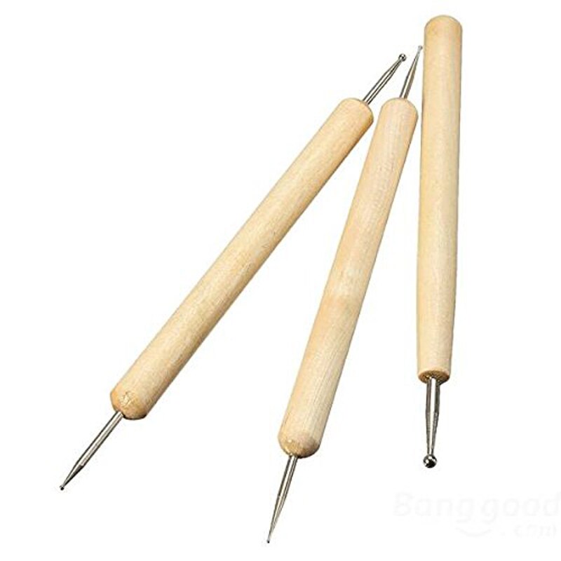 Kit 4 Outils De Sculpture Pour Argile – Double Embout Boule – Acier Inoxydable – Idéal Modelage, Céramique, Pâte Polymère