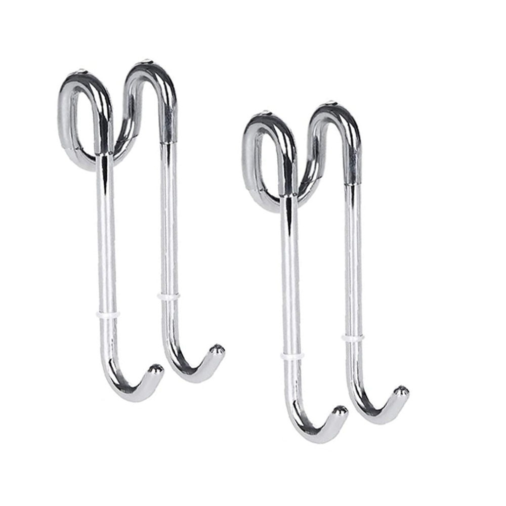 Stainless Steel Shower Hooks Glass Door Shower Hook Lightweight Bathroom Hooks Bath Shower Screen Towel Hanger Shower Door
