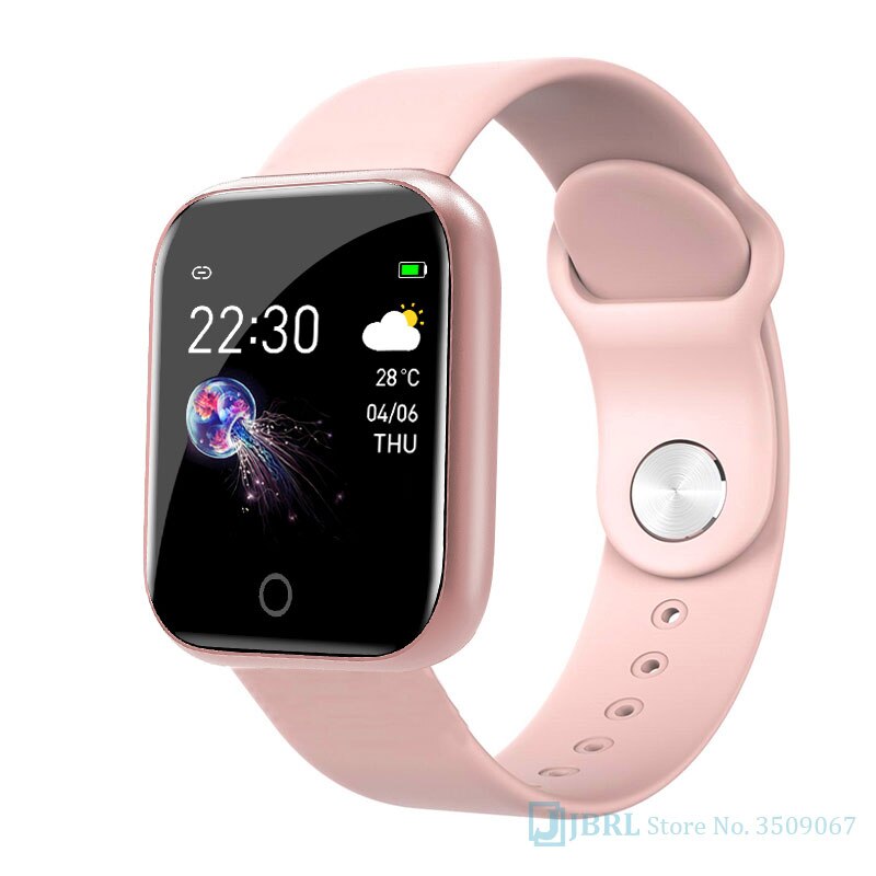 Smart Band Women Men Smartband For Android IOS Wristband Smart Bracelet Fitness Tracker Brand Bluetooth Smart-band: silicone pink