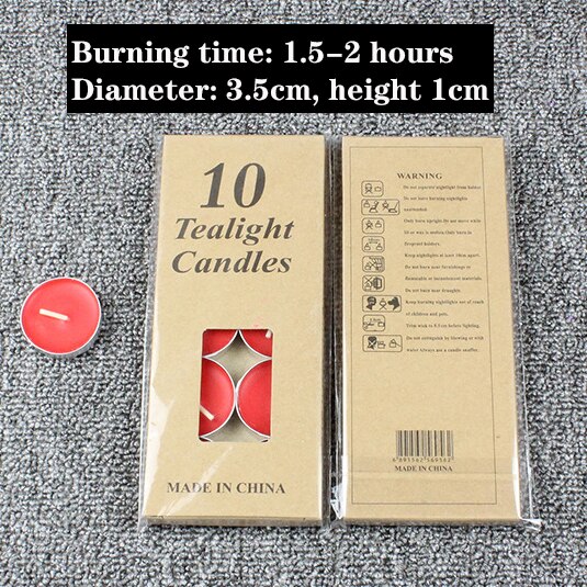 Moon Shape Candlestick Silicone Mould for Diy Handmade Crystal Epoxy Resin Moon Wine Glass Tray Mold Home Decoration Newest: 10pcs red candle