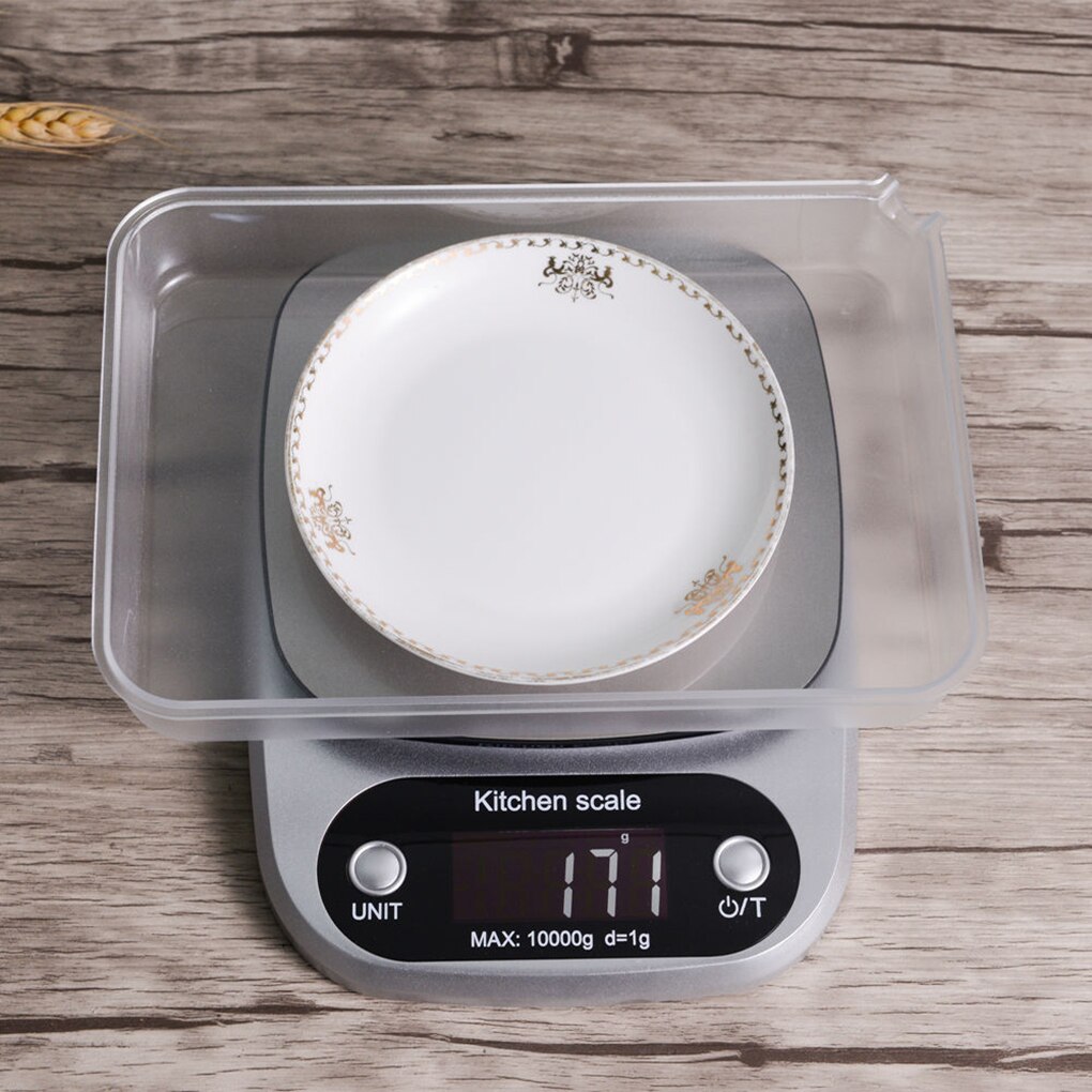 10KG/1G Kitchen Scale Food Baking Weight Digital LCD Electronic Weighing Scale Electronic Balance