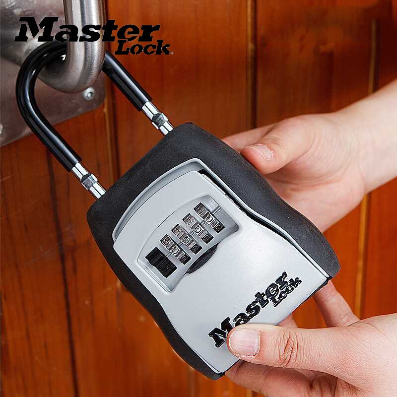 Master Lock Key Lock Box Keys Storage Padlock Combination Password Lock Alloy Material Keys Hider Hook Security Organizer Boxes