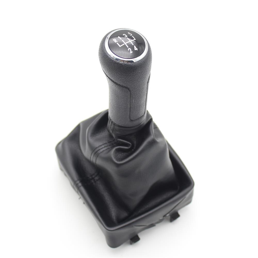 For VW Polo 9N 9N2 2002 2003 2004 2005 2006 2007 Polo Sedan 5 Speed Gear Shift Knob Gaitor Leather Boot: Orange