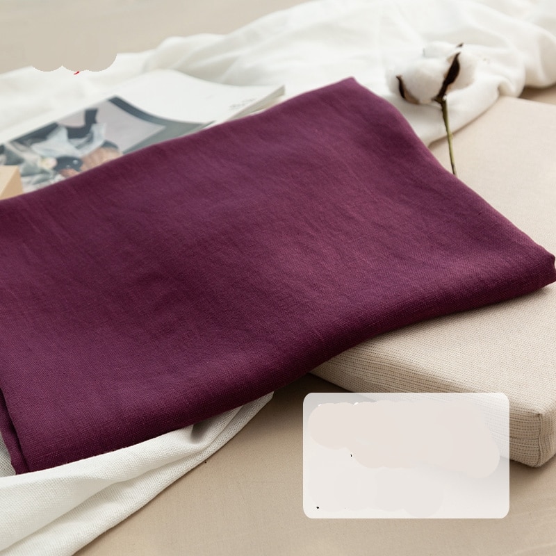 30% linen 70% Viscose fabric wine for sewing dress and pants summer fabric 1 yard/piece W300536