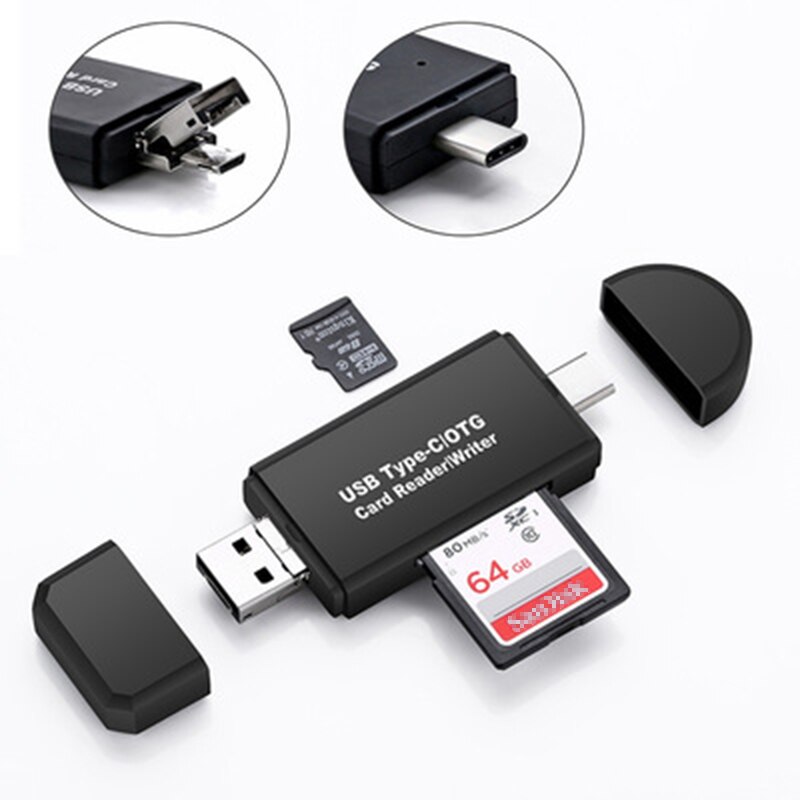 All in One Memory Card Reader MINI USB 2.0 OTG Micro SD/SDHC/SDXC TF Kaartlezer Adapter voor PC Laptop Computer