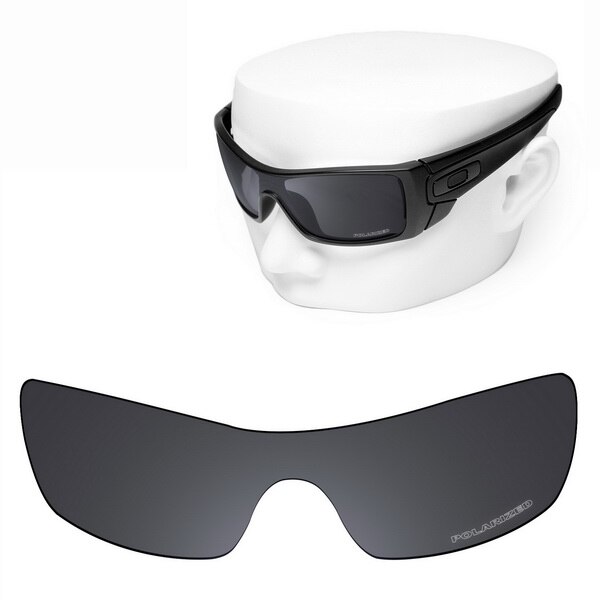 Oowlit anti-ridse udskiftningsglas til oakley batwolf  oo9101 ætsede polariserede solbriller