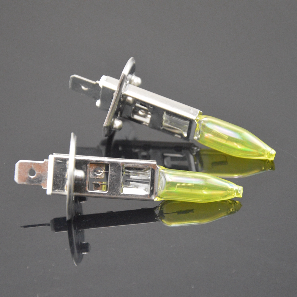 2 stücke H4 100W 12V Gelb 3000k Halogen Auto Kopf Licht Globen Lampen Lampe Nebel Licht Quarz glas Auto Licht Auto Lampe H1 H3 H7 H11