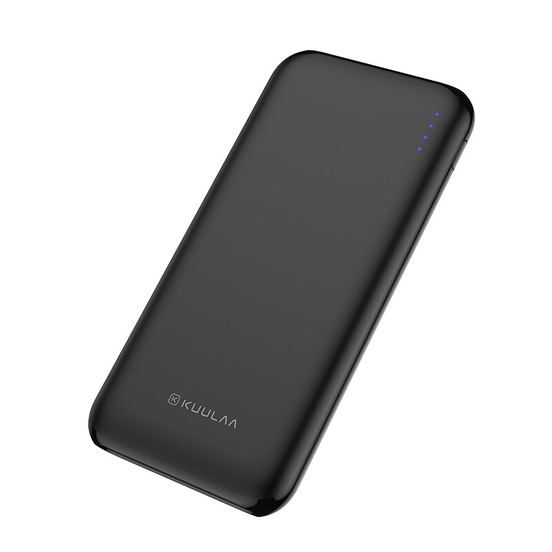 KUULAA Power Bank 10000 mAh Power Tragbare Lade Poverbank 10000 mAh USB Externe Batterie Ladegerät Für Xiaomi Mi 9 8 iPhone: Black