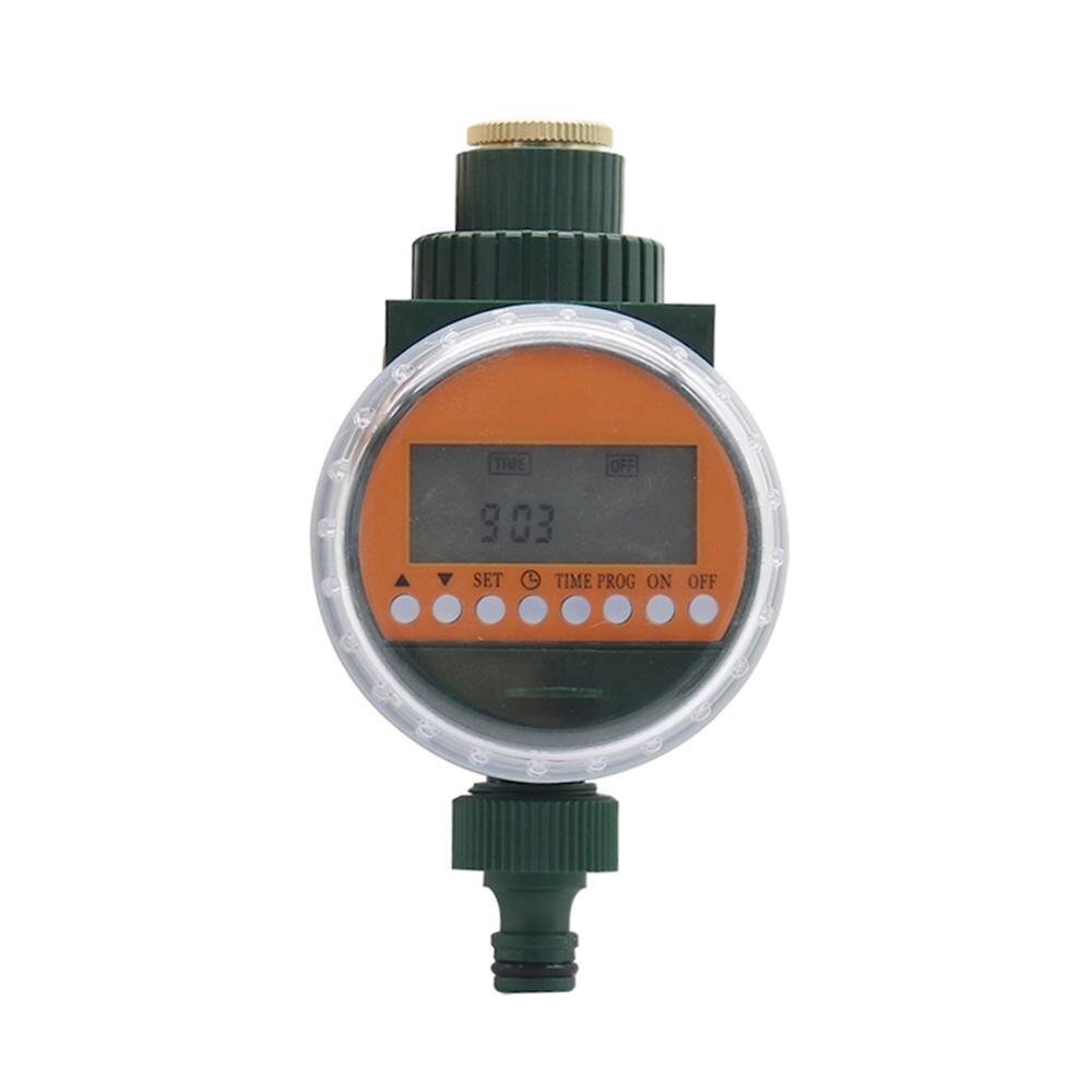 Electronic LED Display Rain Sensor Automatic Water Timer Garden Lawn Irrigation Watering Controller 2-way 4-way Hose Splitters: 1Pc Timer
