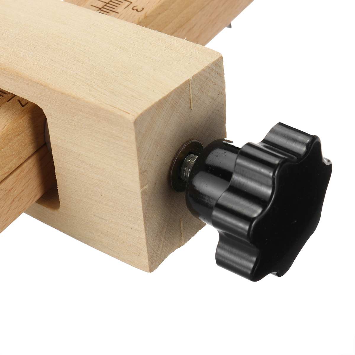 Adjustable Leather Strap Cutter Leathercraft Strip Belt DIY Hand Cutting Wooden Strip Cutter with 5 Blades Leather Tools