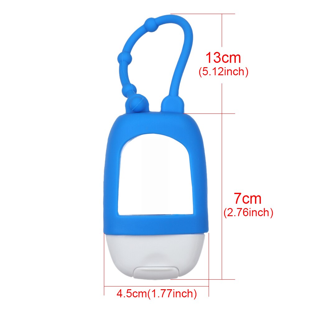 30Ml Mini Empty Hand Sanitizer Bottle Refillable Containers Reusable Silicone Protective Case Sub Travel Accessories
