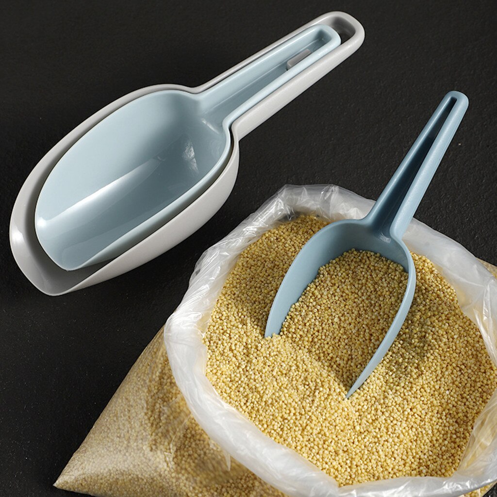 Madskovl 3 stk plastisk scoop isbuffet slik køkken skovl nødde dyrefoder mel scoop køkkentilbehør  fh5
