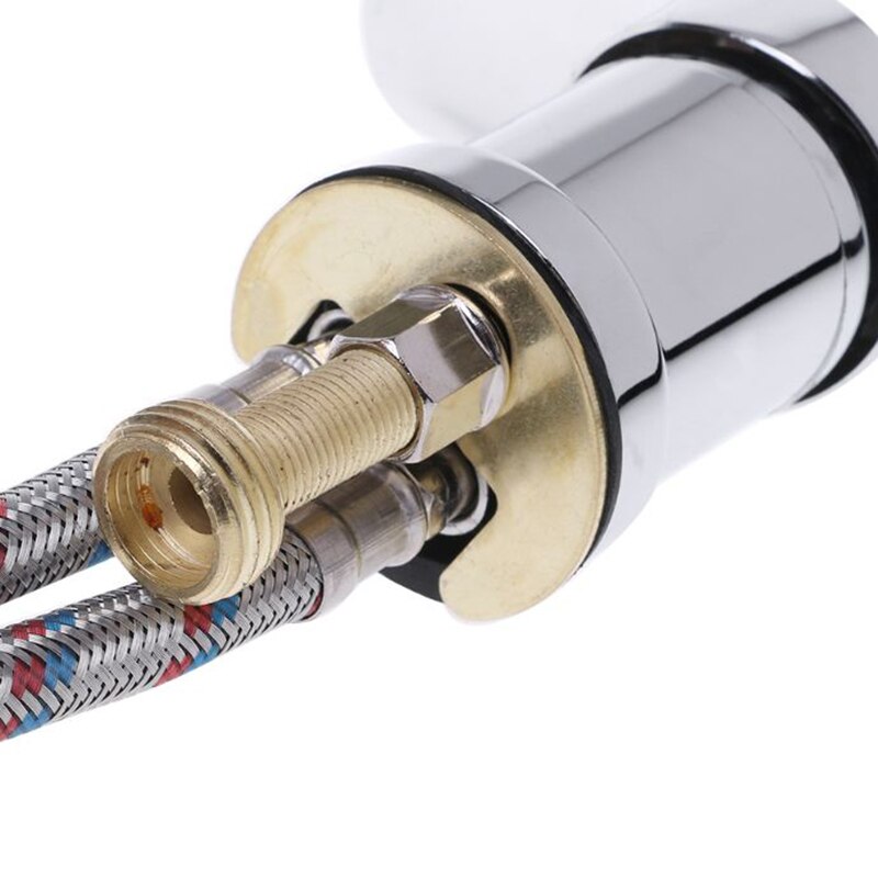 1Set Shampoo Bed Stoel Kraan + Douchekop Met Slang Salon Bad Spoelbak Kraan Rvs Wastafel Kraan