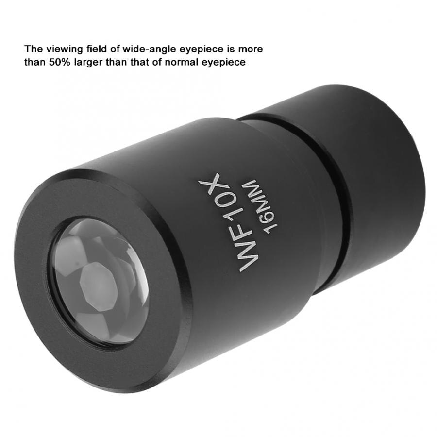 Microscope Ocular Lens WF10X 16mm Eyepiece for Biological Microscope Ocular Mounting 23.2mm with Scale 0.1mm microscopio