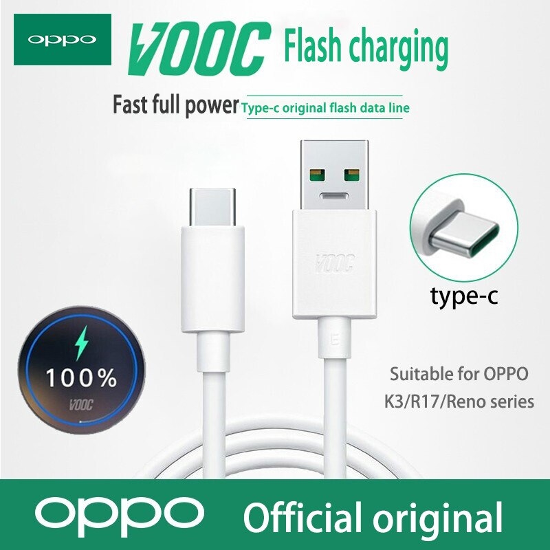 VOOC Flash Fast Charging Micro usb / Type-c Cable Original 5V 4A Fast Charging for OPPO R11 R11s R9s R7s R15 A5s A3s R17 k5: VOOC USB TypeC Cable