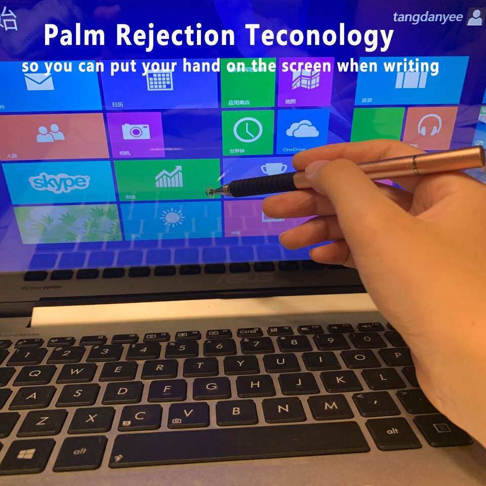 Universal 2 In 1 Stylus Pen Drawing For Tablet Pencil Capacitive Screen Caneta Touch Pen For iPad Pro Smartphone Android Drawing