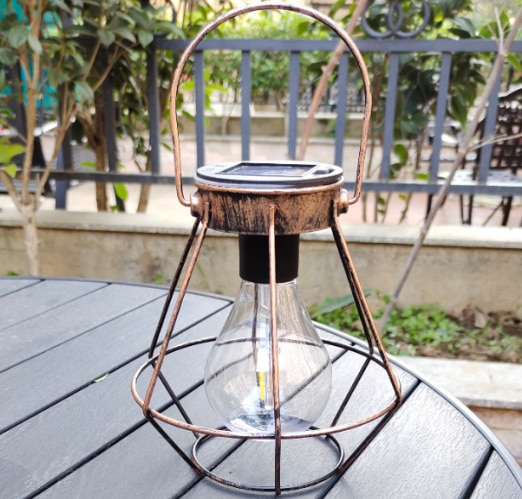 Solar Led Lampen Lantaarn Outdoor Waterdichte Decoratieve Kroonluchter Hanglamp Huis Tuin Opknoping Retro Camping Decor Lantaarn: Default Title