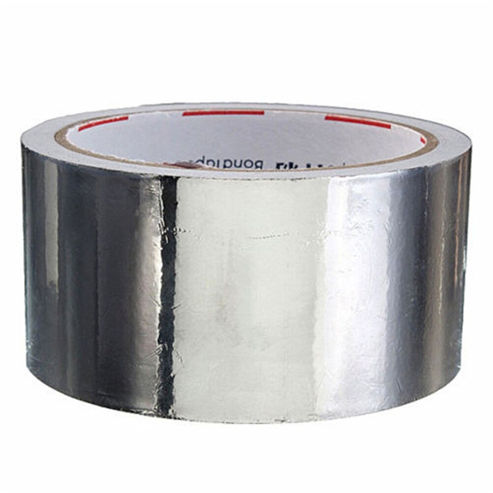 Ruban adhésif en Aluminium résistant à la chaleur, 5cm x 17m, utile pour les réparations de conduits
