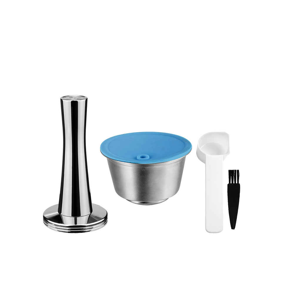 Herbruikbare koffiecapsules Dolce Gusto Recycle Capsule Pod voor Nescafe Piccolo xs Repuesto Hervulbare roestvrijstalen koffiefilter: Licht Geel