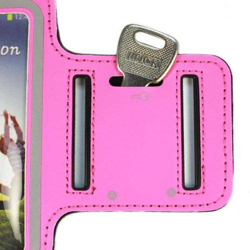 Groep Verticale De Roze Sport Armband Case Cover Voor Samsung Galaxy S4 I9500 Sport Fitness Armband QKCR60