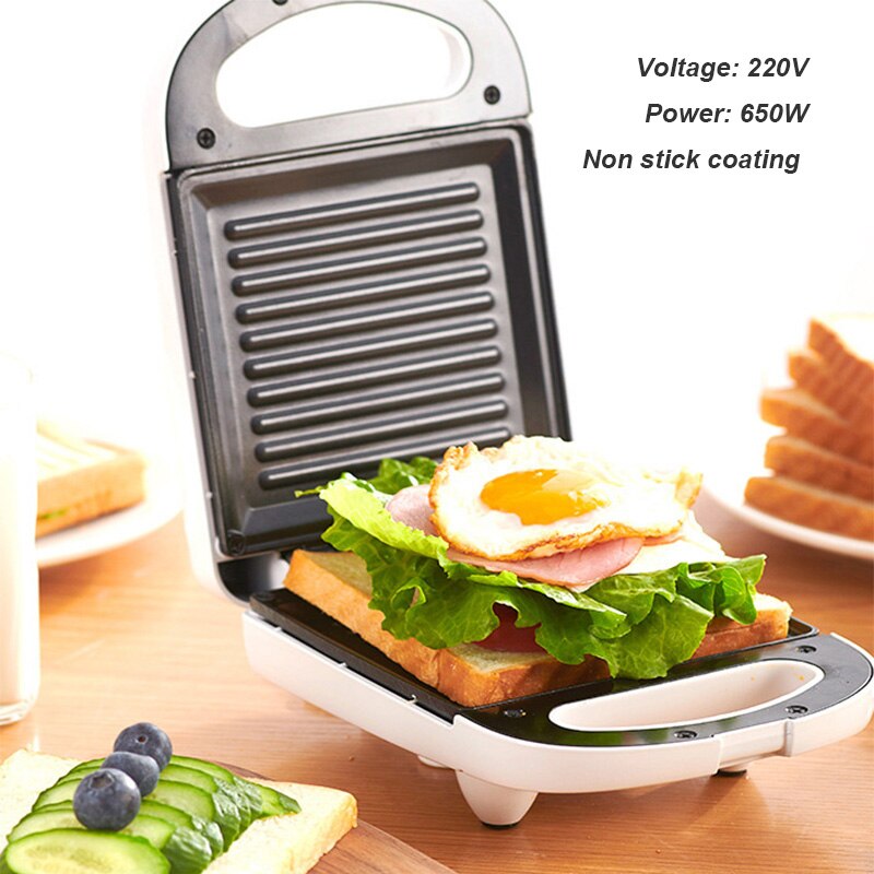 220v multifunktionelle elektriske mini nødder vaffel sandwich maker panini bbq grill maskine morgenmad maker kage maker