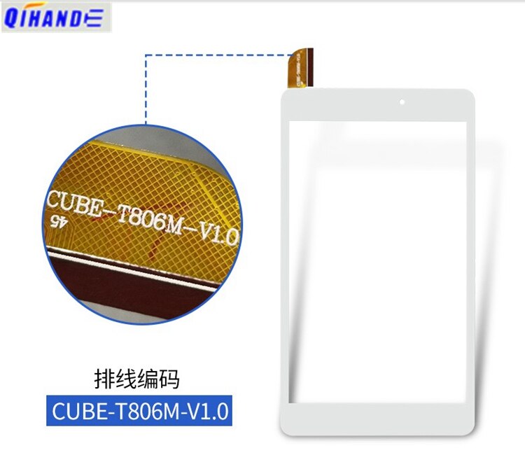 Touch Screen 8''inch HZYCTP-802077A Voor Alldocube Iplay 8 Pro Tablet Touch Panel Digitizer Glas Sensor Kids CUBE-T806M-V1.0