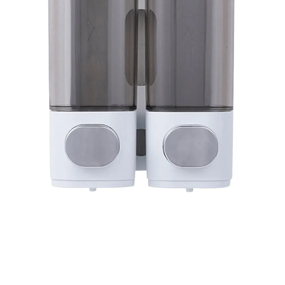 300ML Soap Lotion Dispenser Wall- Mounted Manual Liquid Dispenser Refillable Soap Dispenser for Kitchen Bathroom Washroom