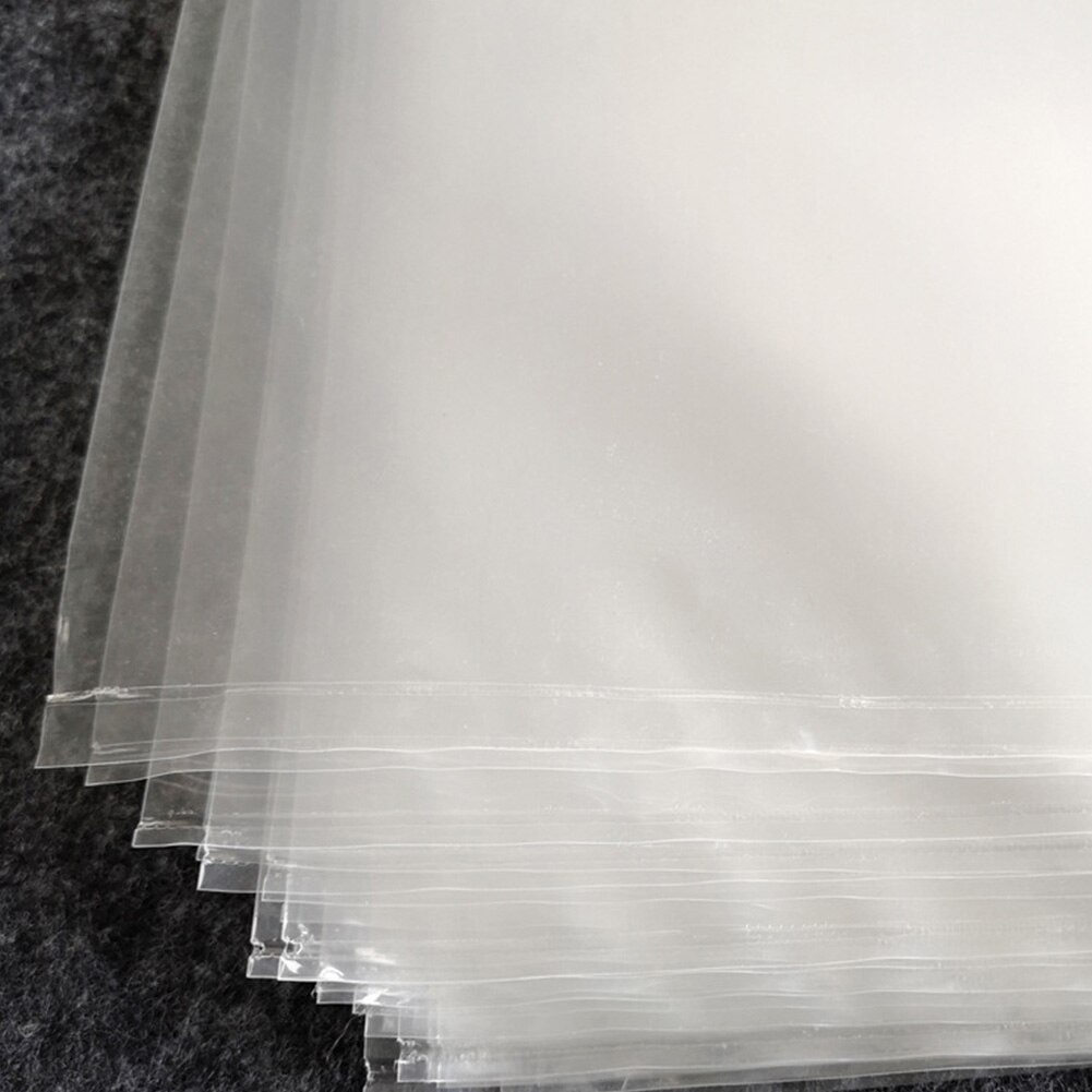 50 stück knitterfreie, nicht versiegelte schutzhüllen für schallplatten, außenhüllen, runde abdeckungen, flache taschen, antistatische, verdickte behälter