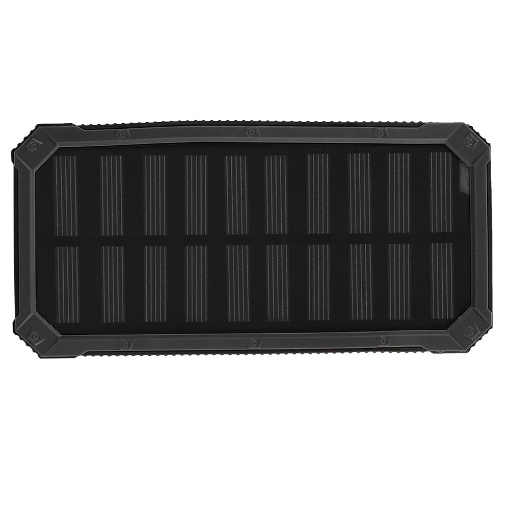 Energía Solar, banco de potencia Set de fundas de doble puerto USB de carga rápida de energía Solar, banco de potencia caso Kit