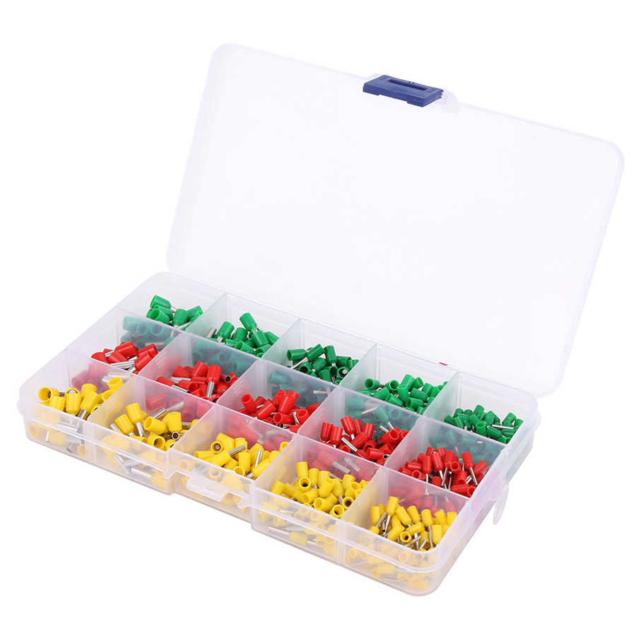 600 Pcs Heat Shrink Wire Connector Kit Box‑packed Elektrische Splice Elektrische Geïsoleerde Crimp Marine Automotive Terminals Set