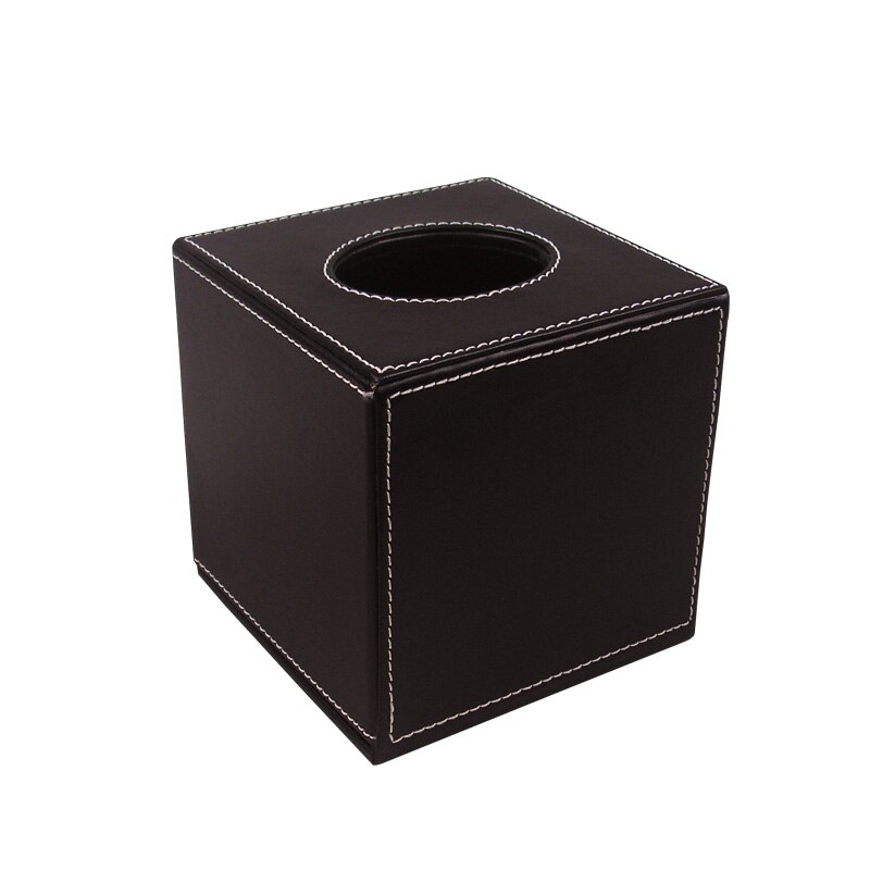 Marble Cube Square Tissue Box PU Leather Roll Tissue Holder Toilet Paper Box Napkin Case Cover Canister Dispenser holder