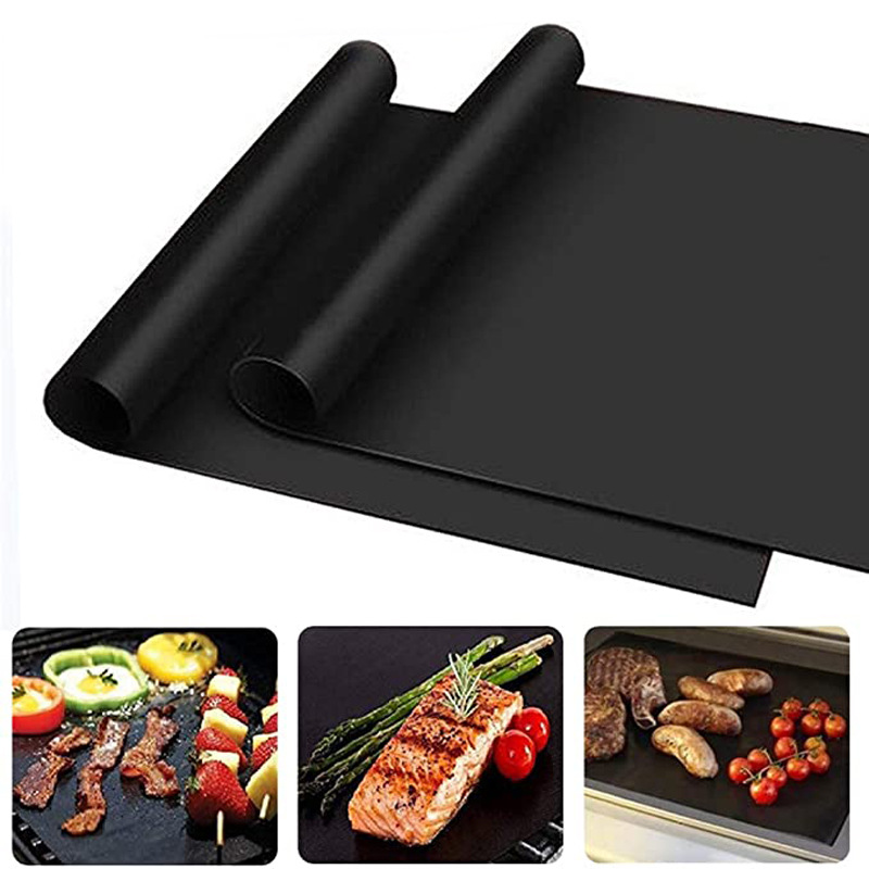 2 Stück Antihaft-Grillmatten 60 x 40 cm Werkzeuge Kochen Backblech Hitzebeständige Backmatten Grill Leicht zu reinigende Küchengrillwerkzeuge